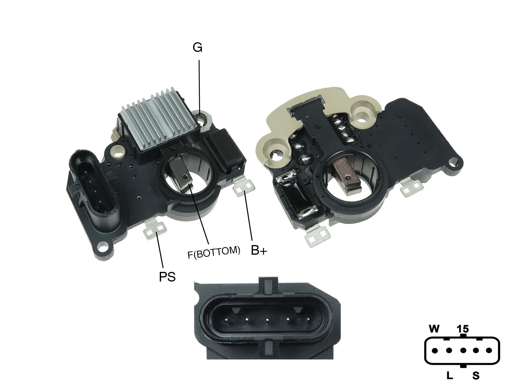 ALTERNATOR KONJEKTOR 24V DEUTZ MOTORLU DORUK OTOBUS (A4TA8591) (UWA-3733) 5 FISLI