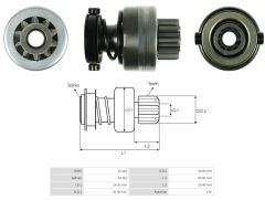 UMD 5680 - MARŞ DİŞLİSİ 10 DİŞ