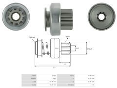 UMD 5895 - MARŞ DİŞLİSİ 10 DİŞ