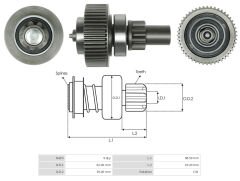 MARS DISLISI 9 DIS HONDA CIVIC III - IV - V 1.3 - 1.5 - 1.6 / ACCORD V 2.0I / CR-V II 2.0 (UMM-3292)