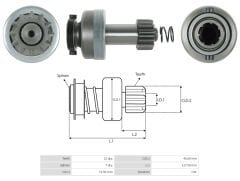 UMD 5693 - MARŞ DİŞLİSİ 12 DİŞ