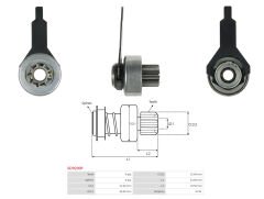 UMD 5704 - MARŞ DİŞLİSİ 9 DİŞ