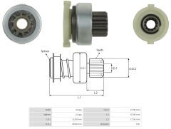 UMD 5897 - MARŞ DİŞLİSİ 10 DİŞ