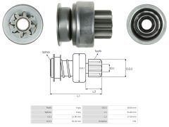 UMD 5876 - MARŞ DİŞLİSİ 8 DİŞ