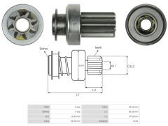 UMD 5885 - MARŞ DİŞLİSİ 8 DİŞ