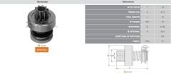 ZEN 0460 - MARŞ DİŞLİSİ 10 DİŞ