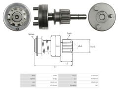 UMD 5861 - MARŞ DİŞLİSİ 10 DİŞ