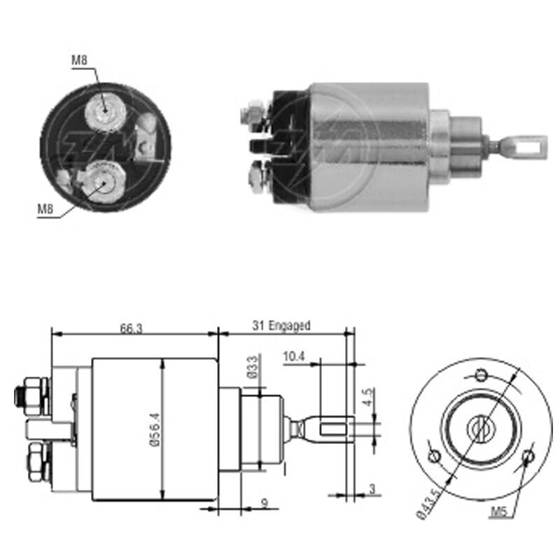 MARS OTOMATIGI 12V PORSCHE 914 / VOLKSWAGEN 1500 - 1600 - TRANSPORTER