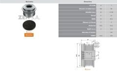 ZEN 5592 - ALTERNATÖR KASNAK