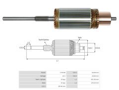 MARS KOLLEKTORU 24V 19 DIS 42MT BMC - DEV FATIH - IS MAKINASI