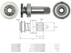 UMD 5865 - MARŞ DİŞLİSİ 10 DİŞ