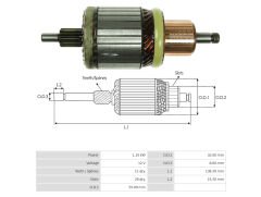 UMK 1006 - MARŞ KOLLEKTÖRÜ 12V 11 DİŞ