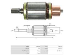 MARS KOLLEKTORU 12V 9 DIS HYUNDAI H100 / MITSIBUSHI L300 E.M..