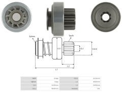 UMD 5886 - MARŞ DİŞLİSİ 10 DİŞ