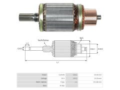 MARS KOLLEKTORU 24V 9 DIS MITSUBISHI CANTER 449 E.M..
