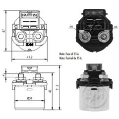 MARS OTOMATIGI 12V HONDA BIZ 125 ES - CG 150 - NXR 125 BROSS ES - NXR 150 BROSS - TITAN ES - XLR 125