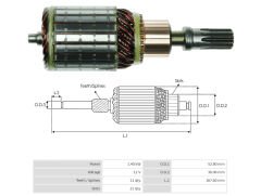 MARS KOLLEKTORU 12V 11 DIS OPEL ASTRA 1.7D / CORSA 1.9D