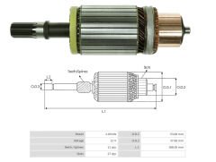 UMK 1014 - MARŞ KOLLEKTÖRÜ 12V 11 DİŞ