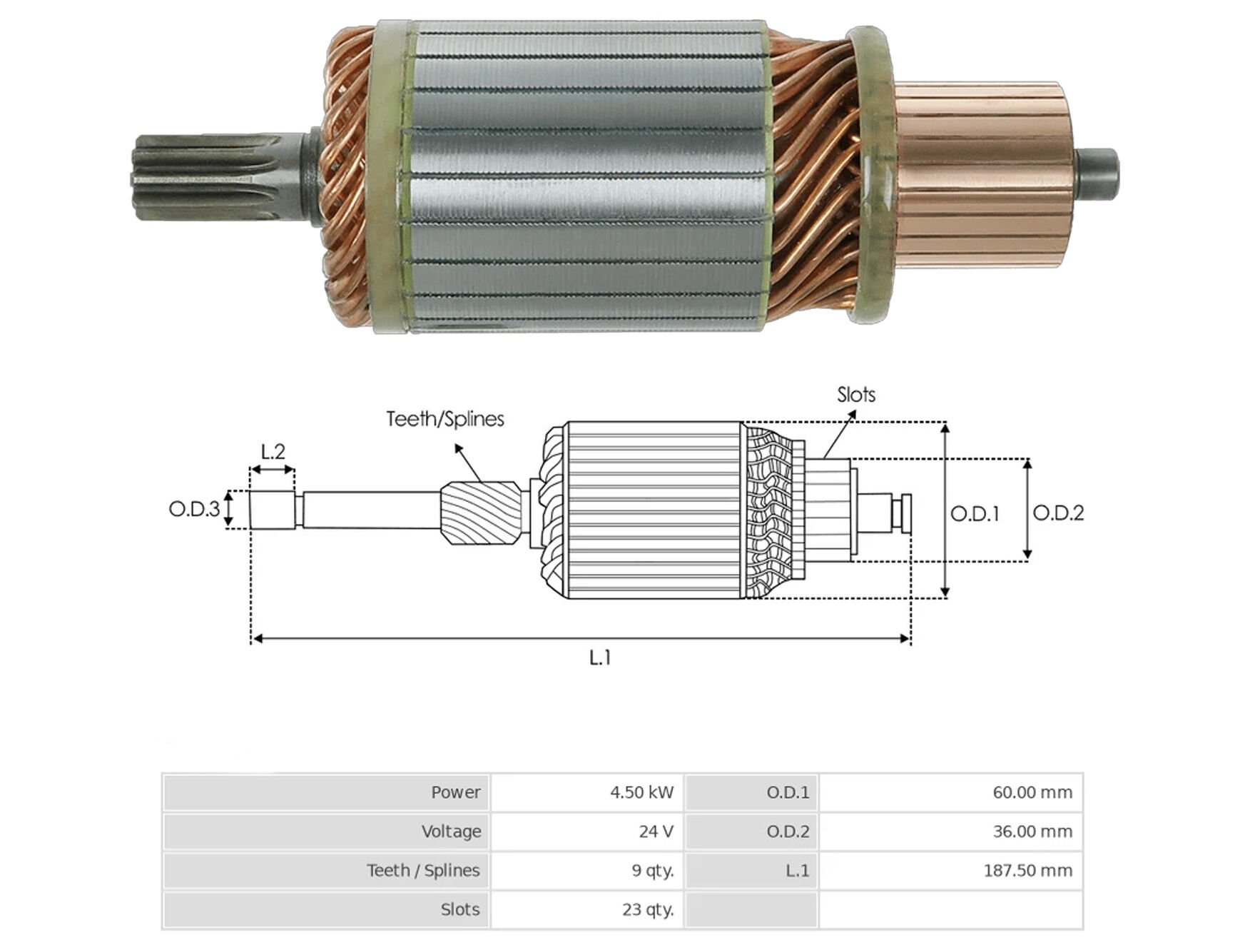 UMK 1018 - MARŞ KOLLEKTÖRÜ 24V 9 DİŞ