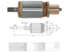 UMK 1018 - MARŞ KOLLEKTÖRÜ 24V 9 DİŞ