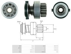 UMD 5905 - MARŞ DİŞLİSİ 10 DİŞ
