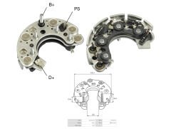 ALTERNATOR DIOT TABLASI SKODA FELICIA - OCTAVIA 80 AMP ALT.