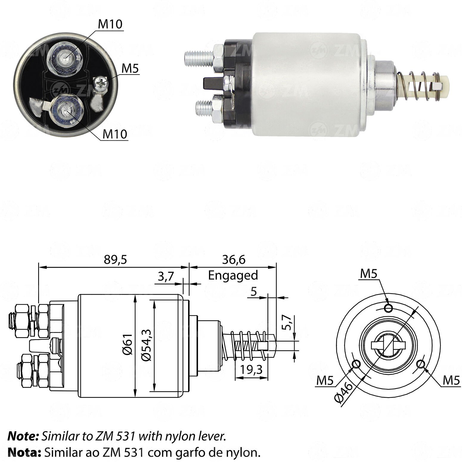 MARS OTOMATIGI 12V AGRALE / CASE / FIATALLIS / GM - CHEVROLET / JOHN DEERE / MASSEY FERGUSON / MERCEDES-BENZ / NEW