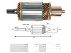 UMK 1023 - MARŞ KOLLEKTÖRÜ 24V 8 DİŞ