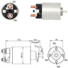 MARS OTOMATIGI 12V MITSUBISHI 1.6 AND 2.0 - DODGE - HYUNDAI - PLYMOUTH 1.4 AND 2.7 - SUZUKI SAMURAI
