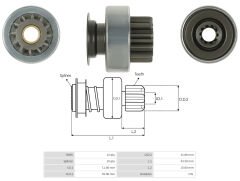MARS DISLISI 12 DIS MERCEDES BENZ C180 - E200 - E220 - SPRINTER - VIANO - VITO 2.2 CDI MOTOR (UMM-3399)