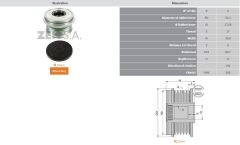 ZEN 5612 - ALTERNATÖR KASNAK