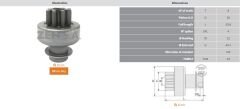 ZEN 1704 - MARŞ DİŞLİSİ 8 DİŞ