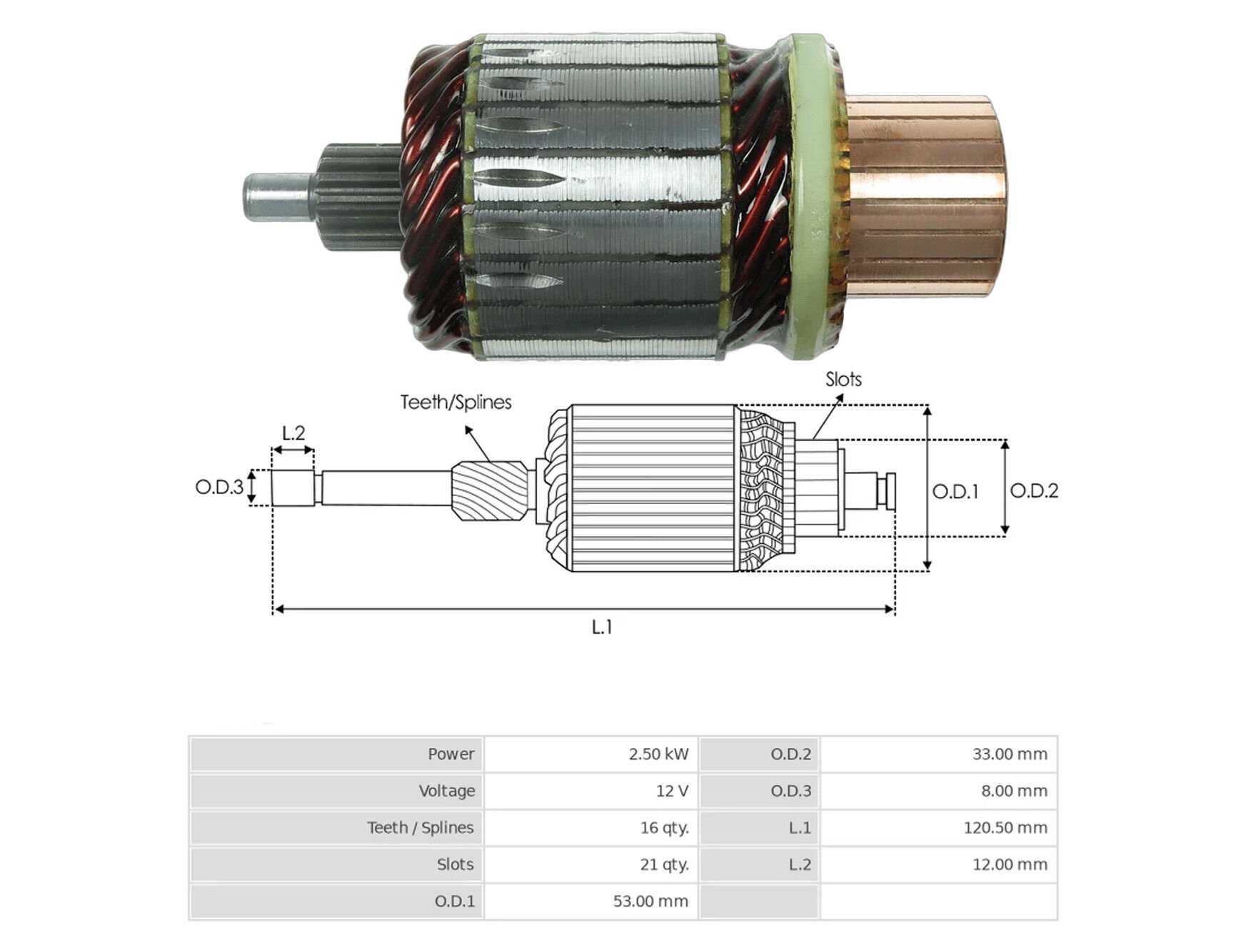 UMK 1197 - MARŞ KOLLEKTÖRÜ 12V 16 DİŞ