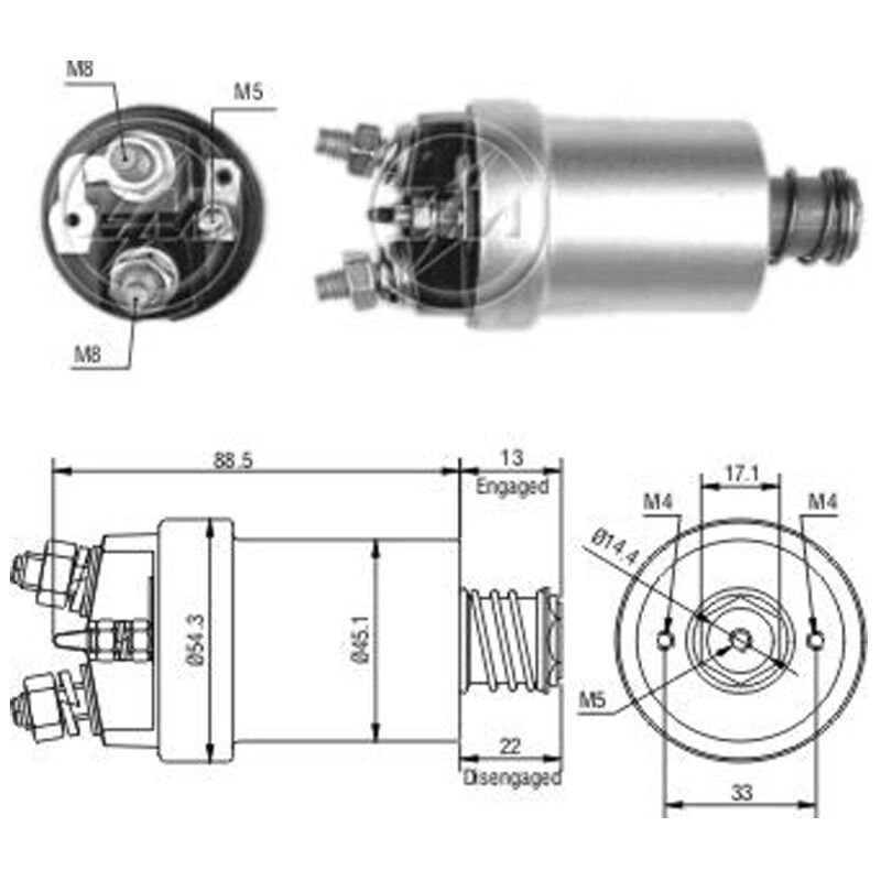 MARS OTOMATIGI 12V CITROEN AMI - AXEL 11 - GS