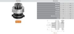 MARS DISLISI 11 DIS CITROEN BERLINGO - CONGO - XANTIA / FIAT PALIO - SIENA - STILO - STRADA - UNO / PEUGEOT 205 -