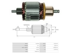 UMK 1036 - MARŞ KOLLEKTÖRÜ 12V 16 DİŞ