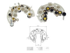 ALTERNATOR DIOT TABLASI FORD MONDEO FOR 12V 90 AMP ALT