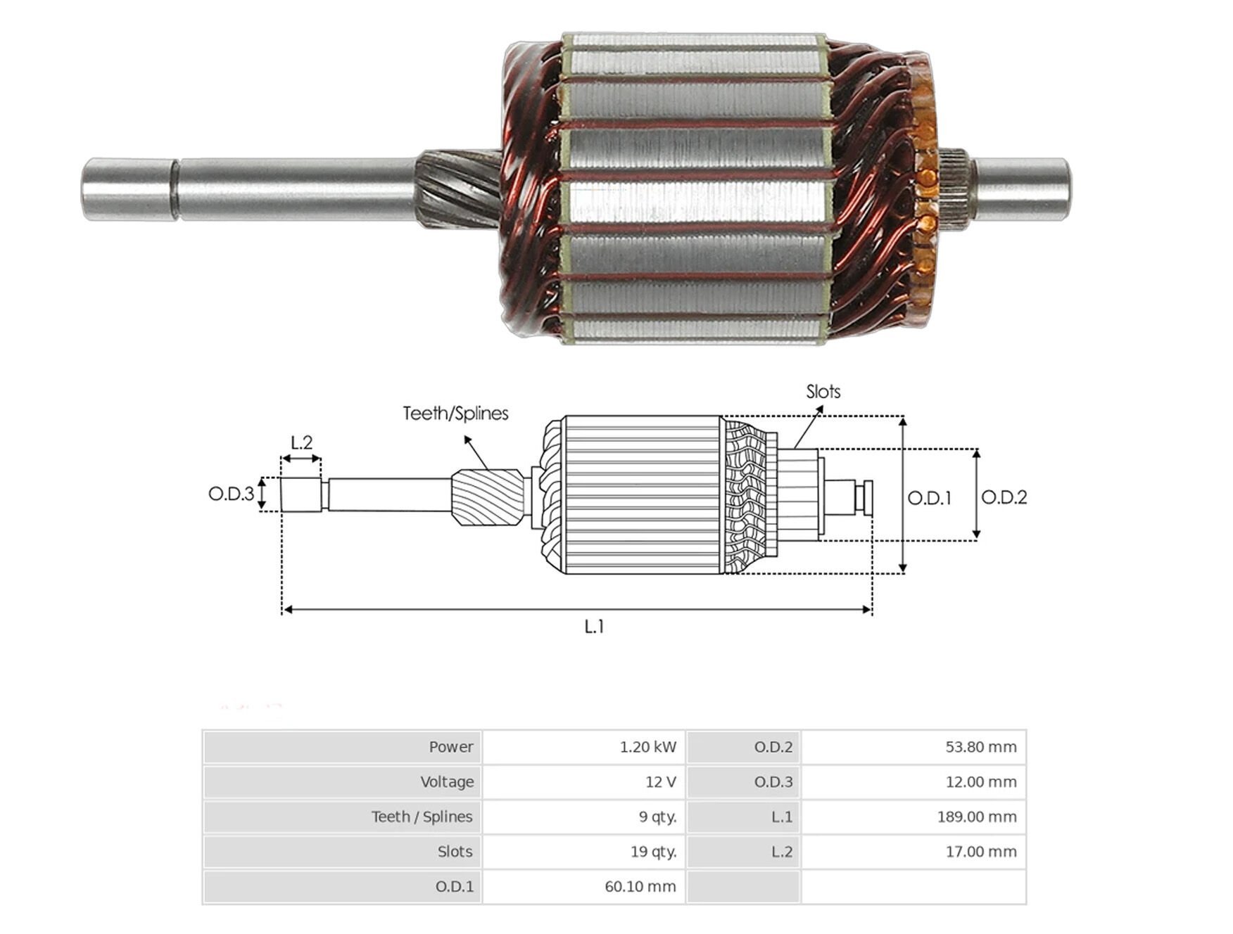 UMK 1043 - MARŞ KOLLEKTÖRÜ 12V 9 DİŞ