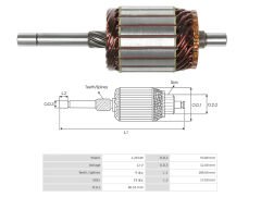 UMK 1043 - MARŞ KOLLEKTÖRÜ 12V 9 DİŞ
