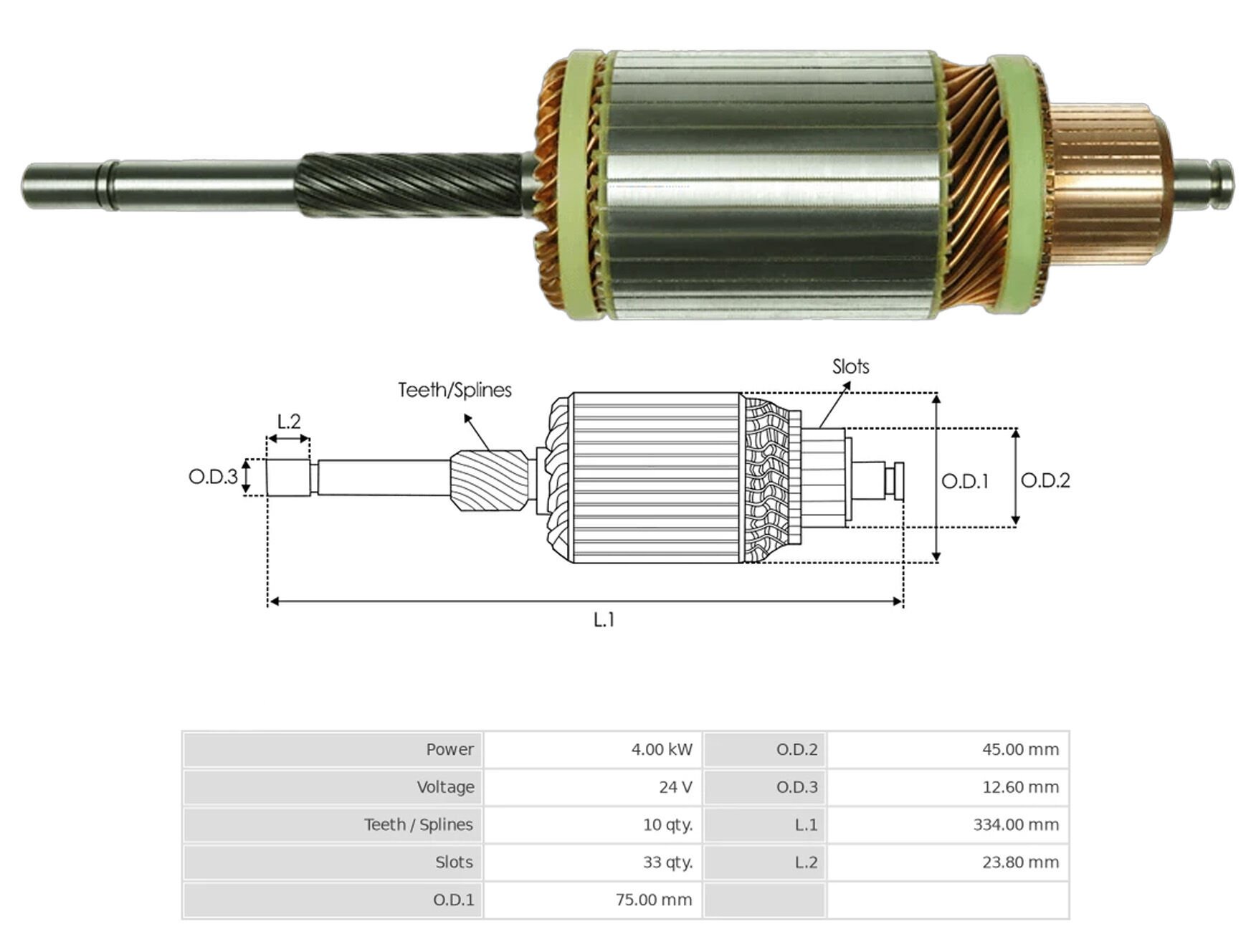 MARS KOLLEKTORU 24V 10 DIS MERCEDES KAMYON - 0302 OTOBUS E.M. UZUN FREZE
