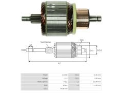 UMK 1052 - MARŞ KOLLEKTÖRÜ 12V 9 DİŞ