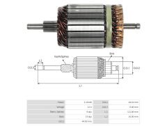 UMK 1061 - MARŞ KOLLEKTÖRÜ 12V 8 DİŞ