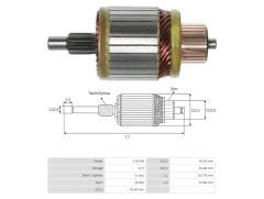 UMK 1066 - MARŞ KOLLEKTÖRÜ 12V 11 DİŞ