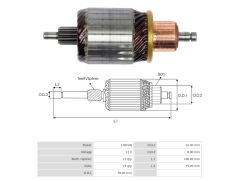 MARS KOLLEKTORU 12V 13 DIS AUDI A4 / VOLKSWAGEN PASSAT 1.9 TDI