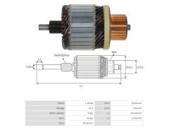 UMK 1071 - MARŞ KOLLEKTÖRÜ 12V 9 DİŞ