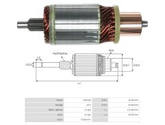UMK 1080 - MARŞ KOLLEKTÖRÜ 24V 13 DİŞ