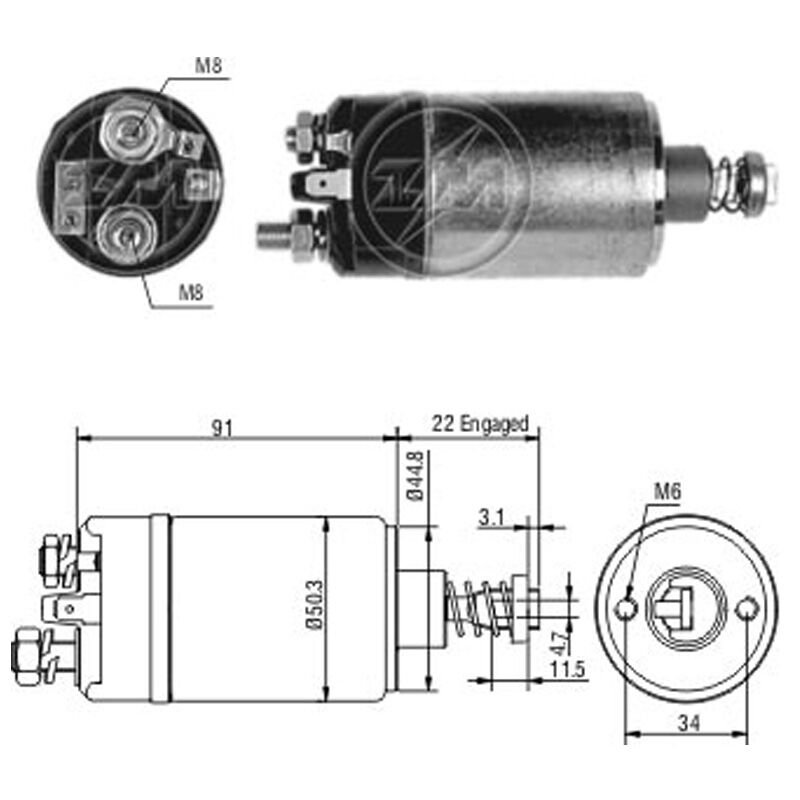 MARS OTOMATIGI 12V VOLVO 0 - 240 - 340 - 360 - 740 - 760 - 940 - 960
