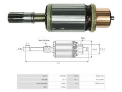 UMK 1087 - MARŞ KOLLEKTÖRÜ 24V 11 DİŞ