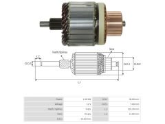 UMK 1256 - MARŞ KOLLEKTÖRÜ 12V 9 DİŞ