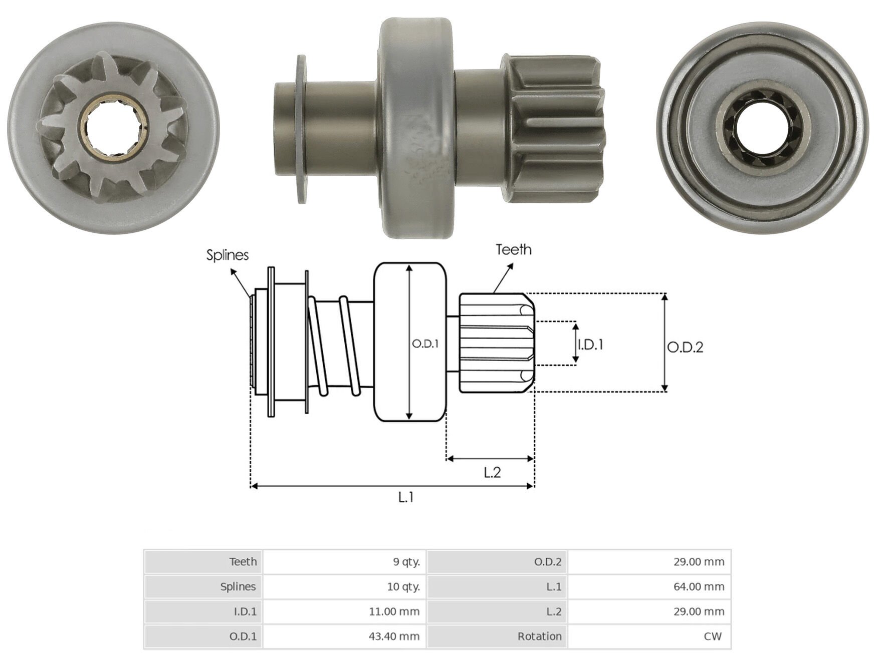 MARS DISLISI 9 DIS HONDA CIVIC 1.6 - 1.8 - 2.0 - CRV - FRV - ACCORD 2.0